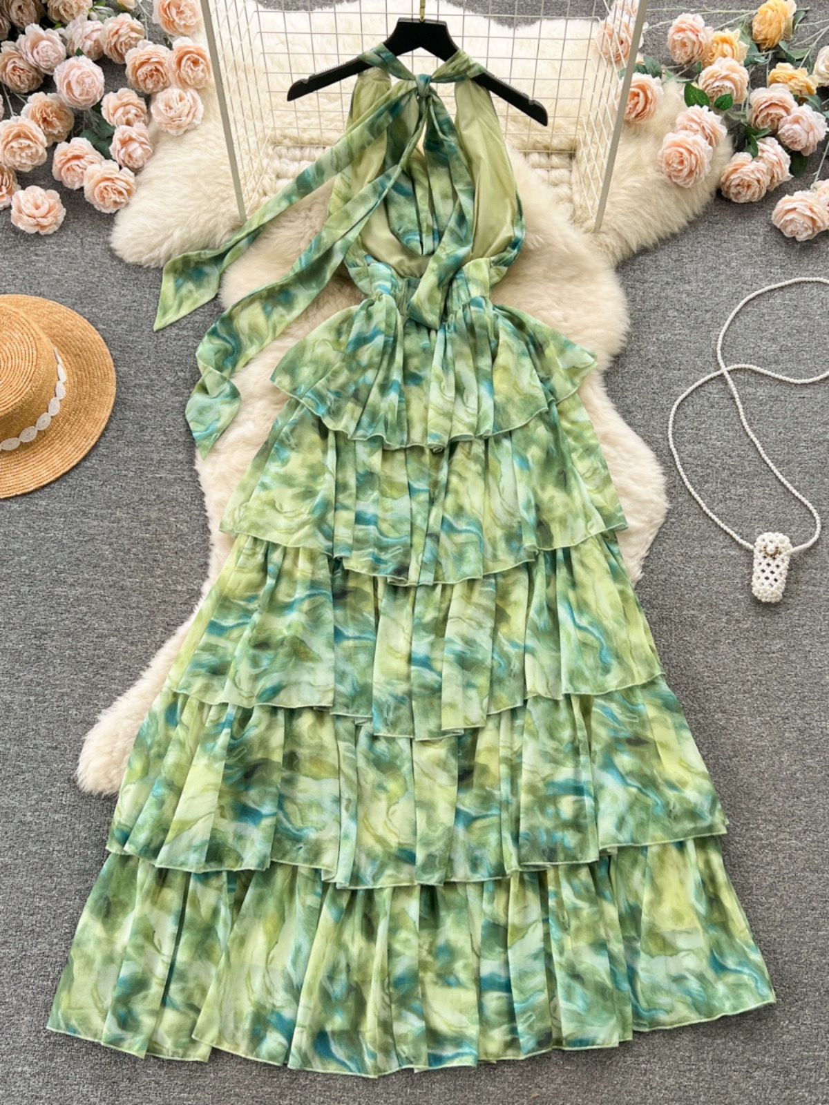 Lucky flower dress CD1147 images